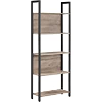 VASAGLE Librería de 5 Niveles- Estantería de Almacenamiento- Marco de Acero Estable- para Oficina- Entrada- Sala de…